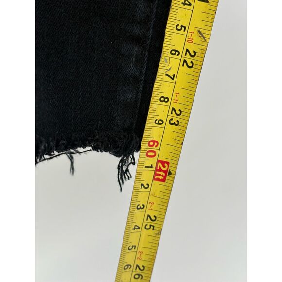 AG‎ Adriano Goldshmeid Jeans Legging Black Distress Women 26 Super Skinny Ankle - Picture 7 of 12